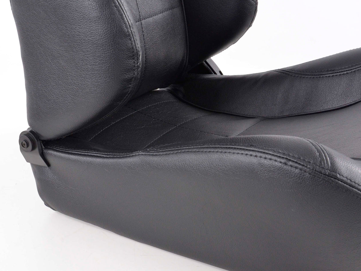 FK Sportsitze Auto Halbschalensitze Set SCE-Sportive 1 Kunstleder schwarz