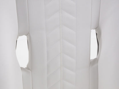 FK Sportsitze Auto Halbschalensitze Set Kunstleder weiß