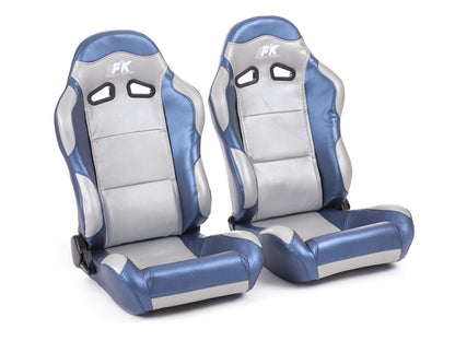 FK Sportsitze Auto Halbschalensitze Set Spacelook Carbon in Motorsport-Optik