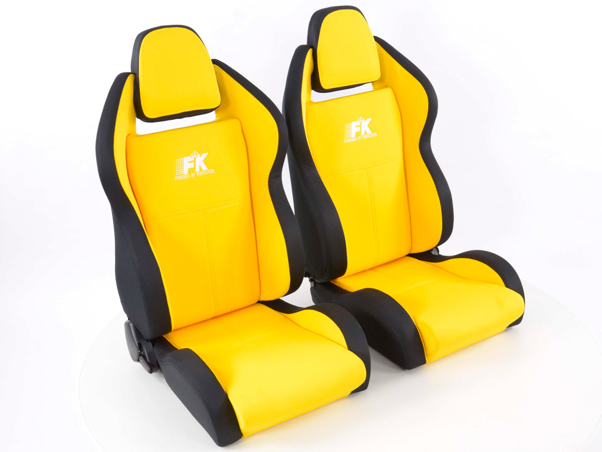 FK Sportsitze Auto Halbschalensitze Set Race 5 in Motorsport-Optik