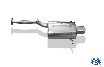 Subaru Impreza GD/ GG - Stufenheck/ Kombi Endschalldämpfer Ø63,5mm - 129x106 Typ 33