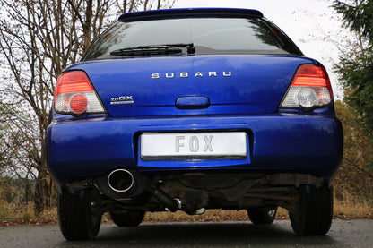 Subaru Impreza GD/ GG - Stufenheck/ Kombi Endschalldämpfer Ø63,5mm - 129x106 Typ 44