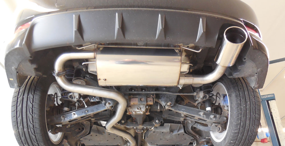 Subaru Impreza GHD Schrägheck Endschalldämpfer quer rechts - 129x106 Typ 32