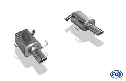 Subaru Outback/ Legacy Outback BP - Kombi (Station Wagon) Endschalldämpfer rechts/links - 115x85 Typ 44 rechts/links