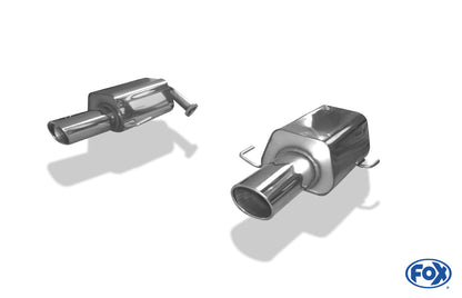 Subaru Outback/ Legacy Outback BP - Kombi (Station Wagon) Endschalldämpfer rechts/links - 129x106 Typ 44 rechts/links