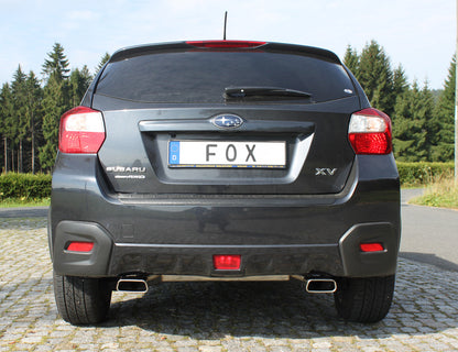 Subaru XV Endschalldämpfer quer Ausgang rechts/links - 145x65 Typ 59 rechts/links