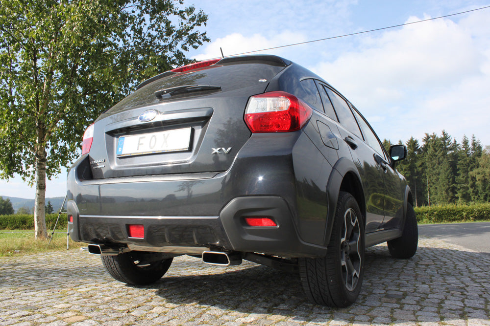 Subaru XV Endschalldämpfer quer Ausgang rechts/links - 145x65 Typ 59 rechts/links