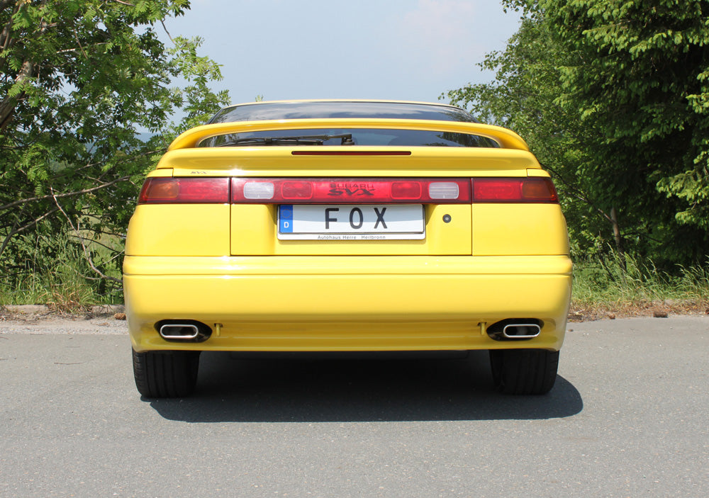Subaru SVX Endschalldämpfer quer Ausgang rechts/links - 130x50 Typ 52 rechts/links