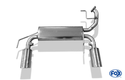 Suzuki Swift IV Endschalldämpfer Ausgang rechts/links - 1x100 Typ 16 rechts/links