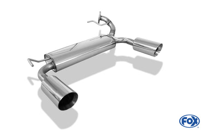 Suzuki Swift IV Endschalldämpfer Ausgang rechts/links - 1x100 Typ 25 rechts/links