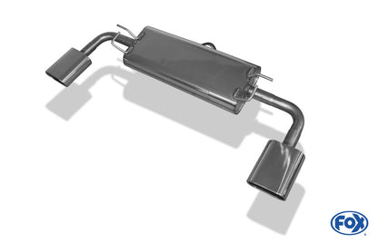 Suzuki Grand Vitara JT - 5-Türer Endschalldämpfer quer Ausgang rechts/links - 160x80 Typ 52 rechts/links