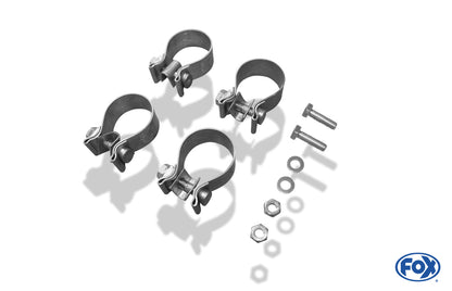 Suzuki Grand Vitara JT - 5-Türer Endschalldämpfer quer Ausgang rechts/links - 160x80 Typ 52 rechts/links