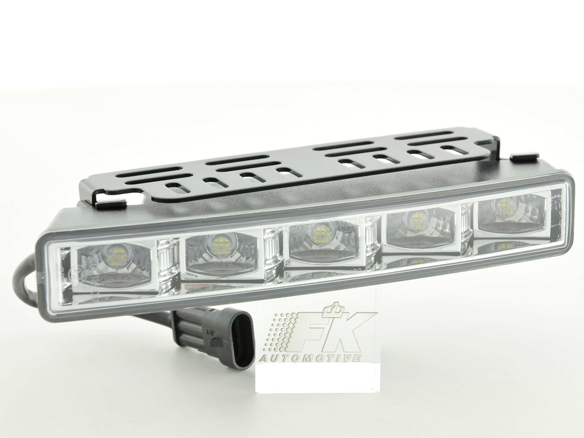 Tagfahrlicht LED mit Schaltrelais universal Set chrom