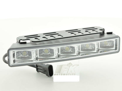Tagfahrlicht LED mit Schaltrelais universal Set chrom