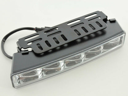 Tagfahrlicht LED mit Schaltrelais universal Set chrom