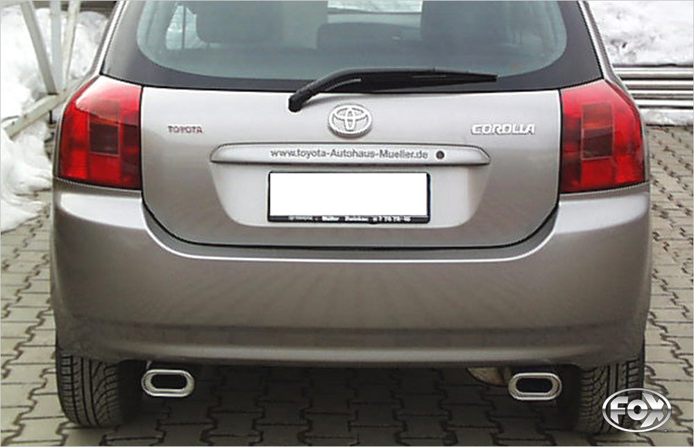 Toyota Corolla E12 - Hatchback Endschalldämpfer Ausgang rechts/links - 135x80 Typ 53 rechts/links
