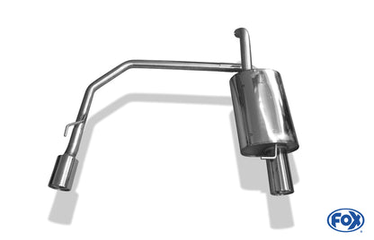 Toyota Corolla E12 - Hatchback - TS Kompressor Endschalldämpfer Ausgang rechts/links - 1x100 Typ 13 rechts/links