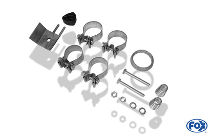 Toyota Corolla E12 - Hatchback - TS Kompressor Endschalldämpfer Ausgang rechts/links - 135x80 Typ 53 rechts/links