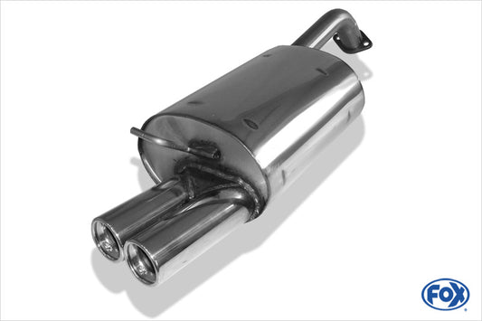 Toyota Corolla E12 - Hatchback - TS Kompressor Endschalldämpfer - 2x80 Typ 13