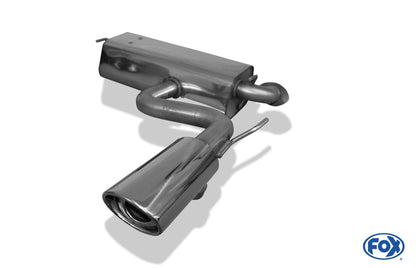 Toyota Celica T23 Endschalldämpfer quer - 115x85 Typ 33