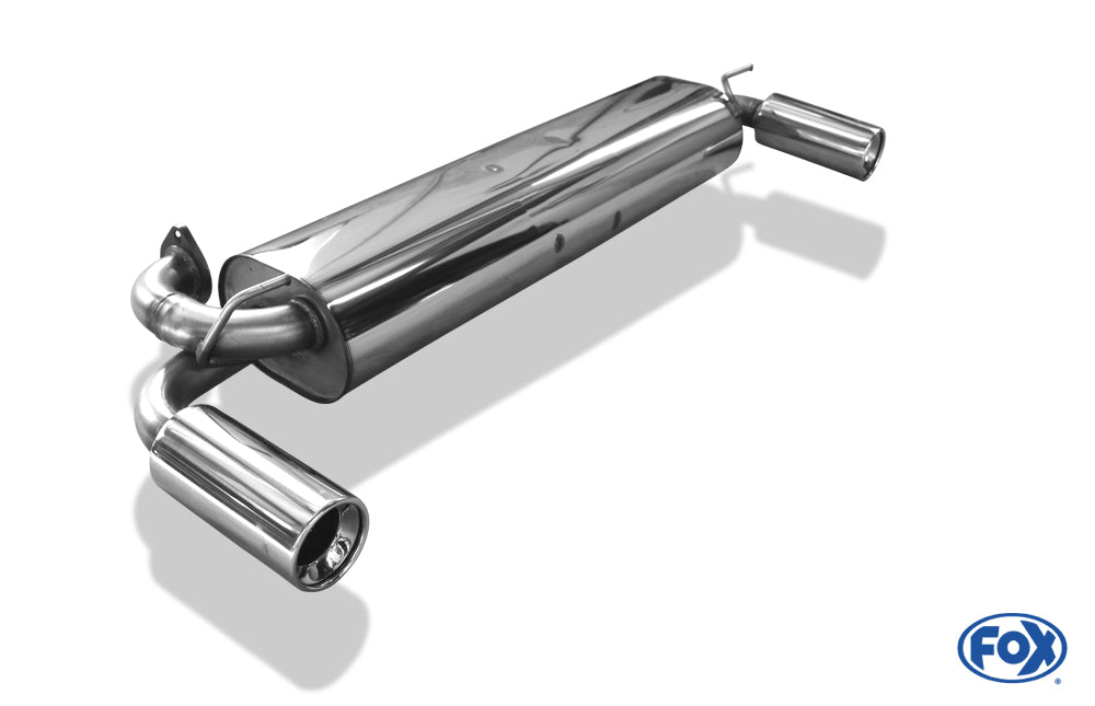 Toyota MR2 Typ W1 Endschalldämpfer quer Ausgang rechts/links - 1x90 Typ 13 rechts/links