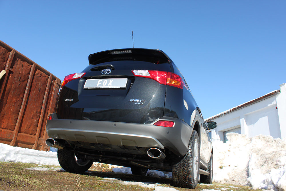 Toyota RAV 4 IV Endrohrsystem rechts/links passend auf original Mittelschalldämpfer - 140x90 Typ 44 rechts/links