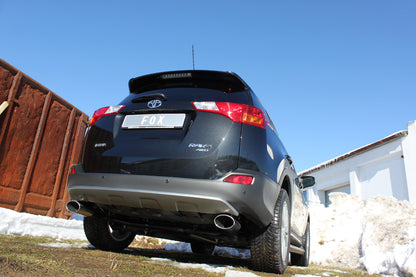 Toyota RAV 4 IV Endrohrsystem rechts/links passend auf original Mittelschalldämpfer - 140x90 Typ 44 rechts/links