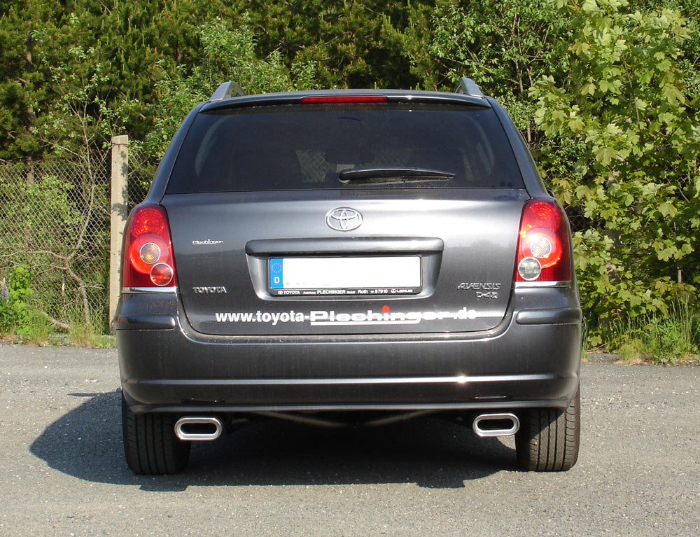 Toyota Avensis T25 Diesel - Combi Endschalldämpfer rechts/links - 160x80 Typ 53 rechts/links