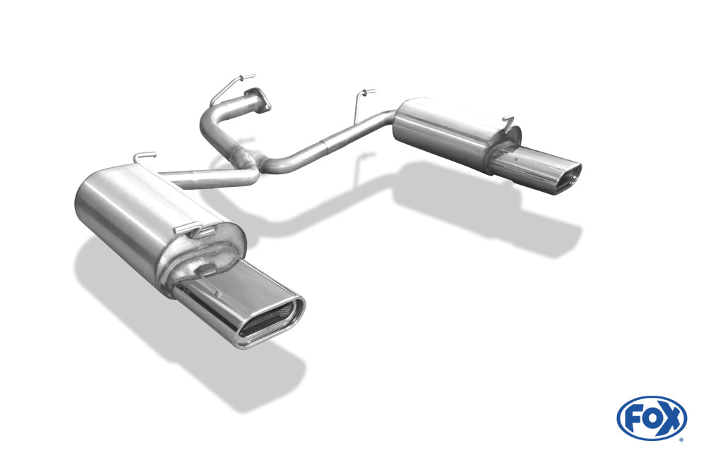 Toyota Avensis T25 Diesel - Combi Endschalldämpfer rechts/links - 160x80 Typ 53 rechts/links