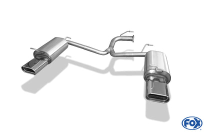 Toyota Avensis T25 Benzin - Combi Endschalldämpfer rechts/links - 160x80 Typ 53 rechts/links