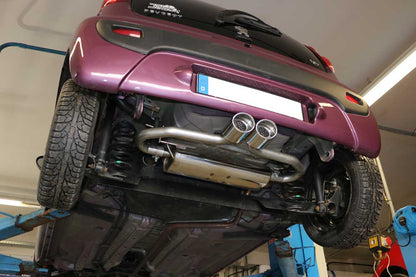 CitroenC1/ Peugeot 107/ Toyota Aygo Endschalldämpfer Ausgang mittig - 2x86x54 Typ 32