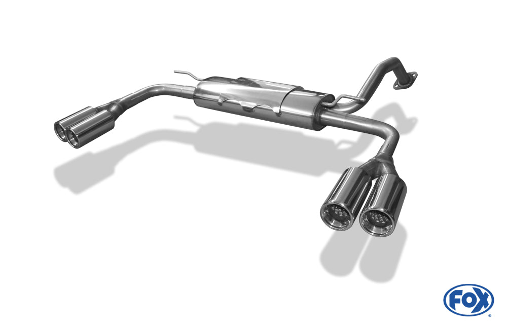 Toyota Auris Benzin - E18 Endschalldämpfer rechts/links - 2x90 Typ 13 rechts/links