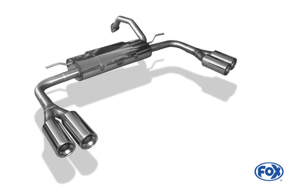 Toyota Auris Benzin - E18 Endschalldämpfer rechts/links - 2x90 Typ 13 rechts/links