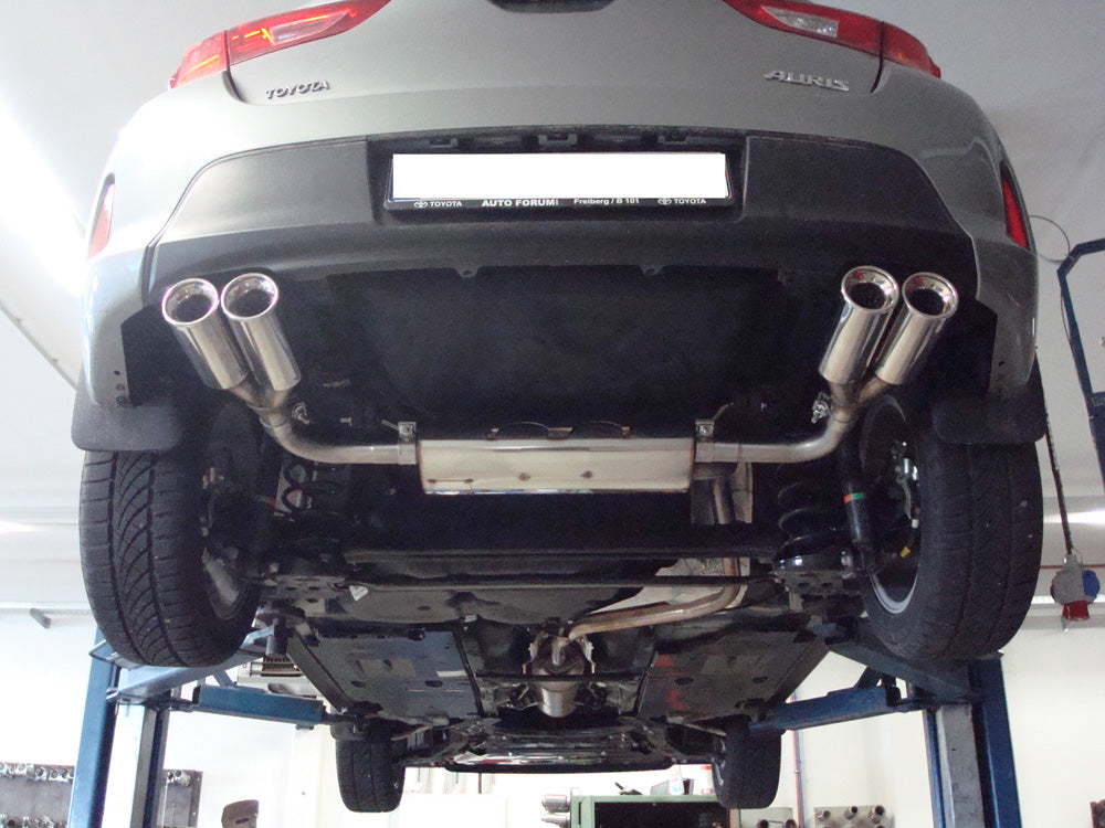 Toyota Auris Benzin - E18 Endschalldämpfer rechts/links - 2x90 Typ 13 rechts/links