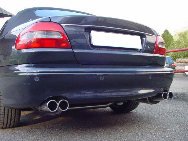 Volvo C70 I - Coupe & Cabrio Endschalldämpfer Ausgang rechts/links - 2x80 Typ 12 rechts/links