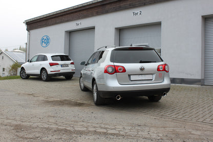 VW Passat 3C 4-Motion Endschalldämpfer rechts/links - 1x100 Typ 17 rechts/links