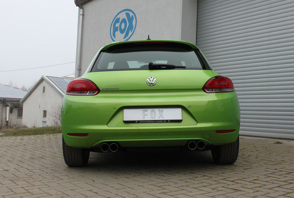 VW Scirocco - 13 Endschalldämpfer Ausgang rechts/links - 2x76 Typ 25 rechts/links