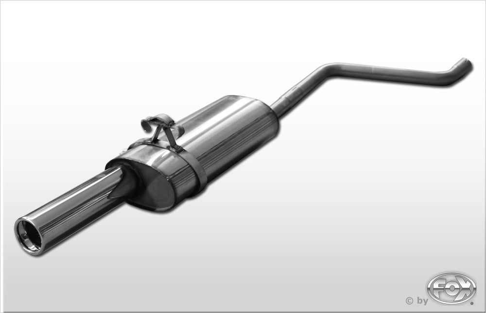 VW Polo 86C Endschalldämpfer - 1x80 Typ 13