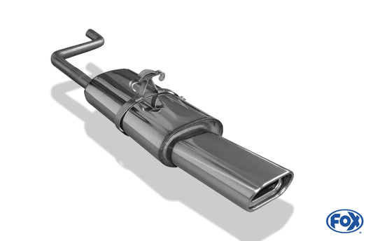 VW Polo 86C Endschalldämpfer - 135x80 Typ 53