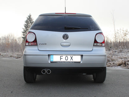VW Polo 9N Endschalldämpfer - 2x70 Typ 13