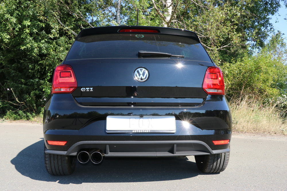 VW Polo 6R - GT und GTI Endschalldämpfer 63,5mm - 2x90 Typ 14