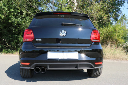 VW Polo 6R - GT und GTI Endschalldämpfer 63,5mm - 2x90 Typ 14