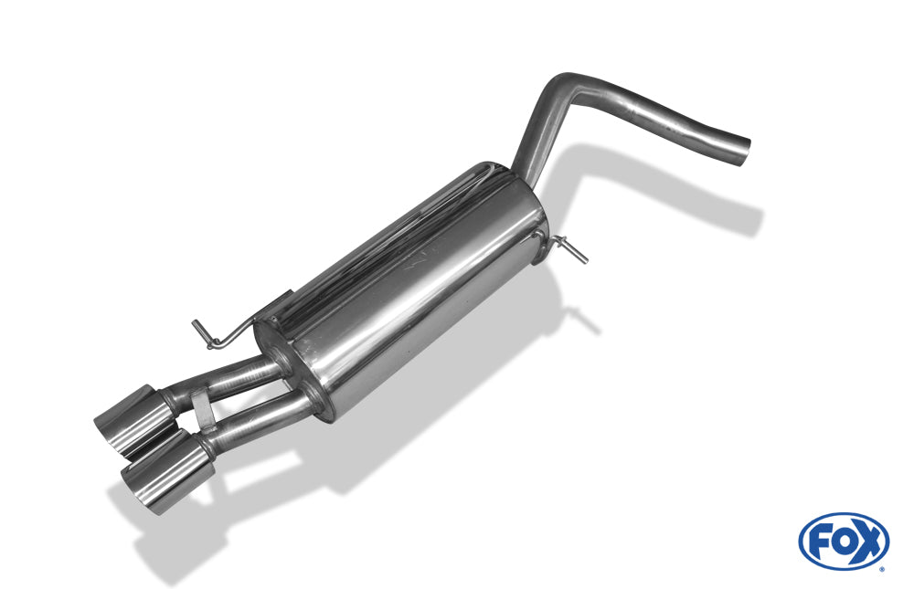 VW Polo 6R - GT und GTI Endschalldämpfer 63,5mm - 2x90 Typ 14