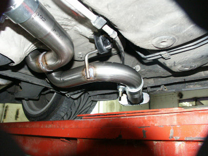 VW Golf IV 3-türig Endschalldämpfer Side Pipe - 130x50 Typ 50 Ausgang auf Fahrerseite