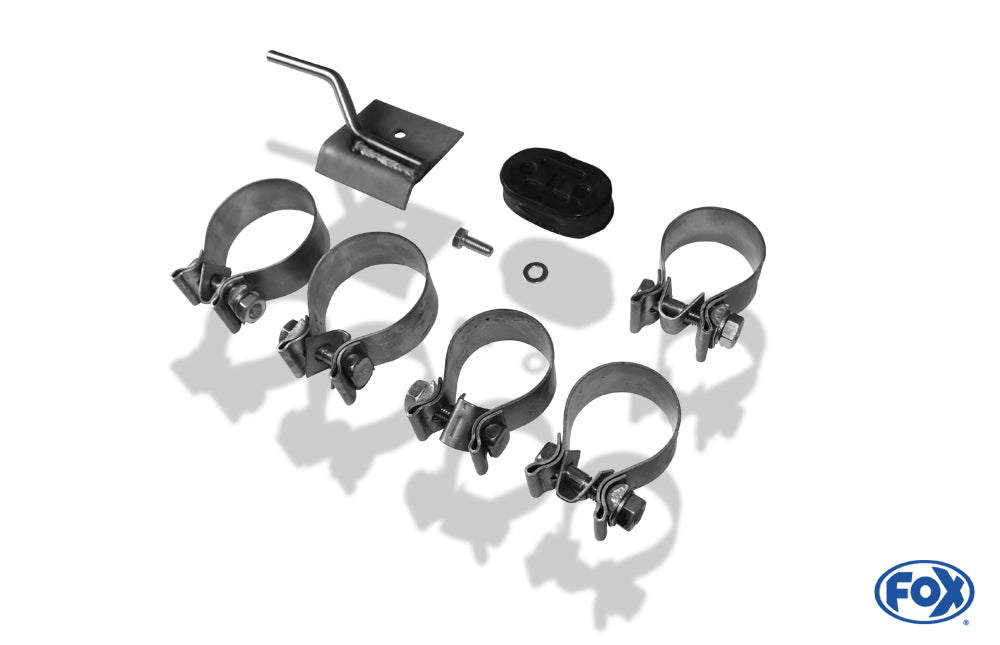 VW  Golf IV Endschalldämpfer Ausgang rechts/links Ø63,5mm - 1x90 Typ 25 rechts/links R32 Design