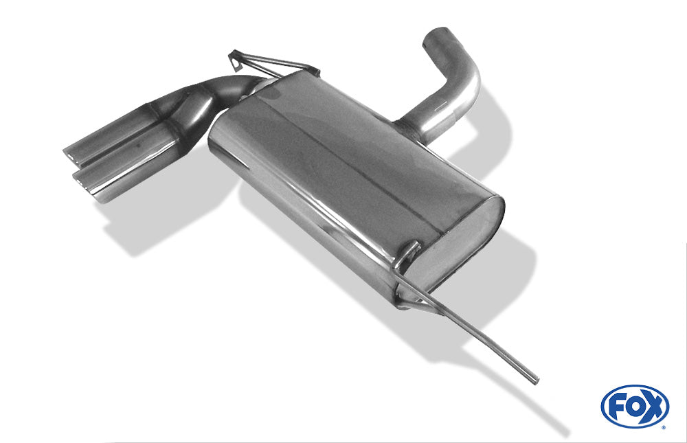 VW Golf 6 - 1,8l TFSI/ GTD Endschalldämpfer  - 2x76 Typ 17