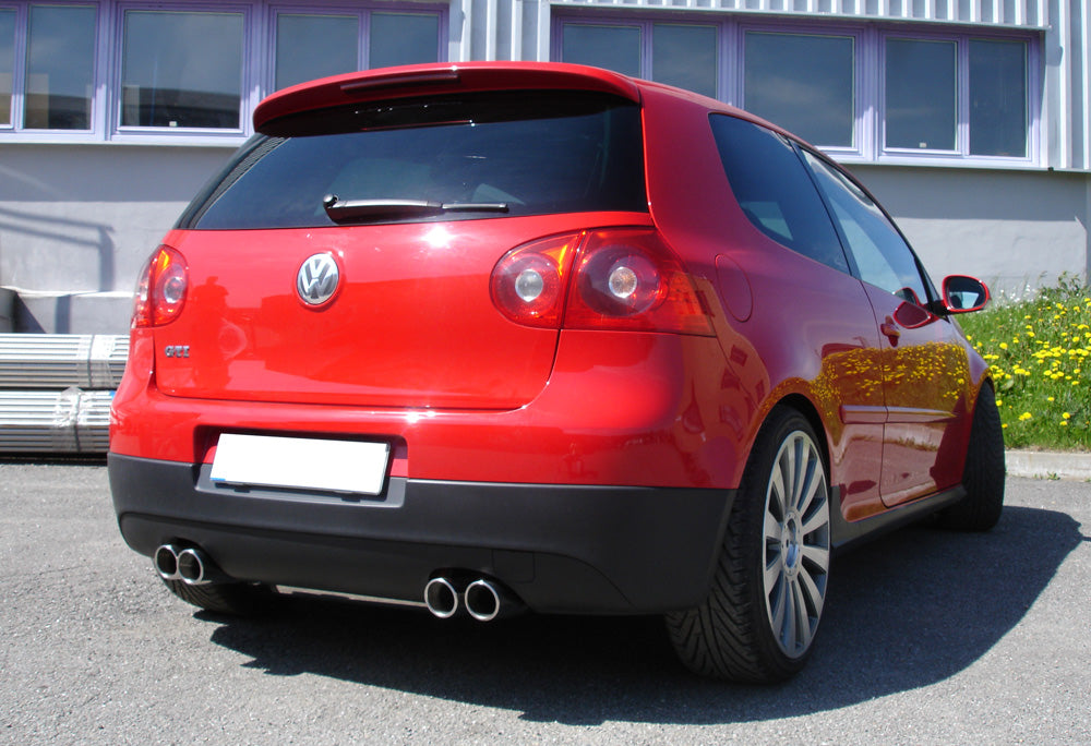 VW Golf V GTI/ GTD Endschalldämpfer Ausgang rechts/links  - 2x76 Typ 17 rechts/links