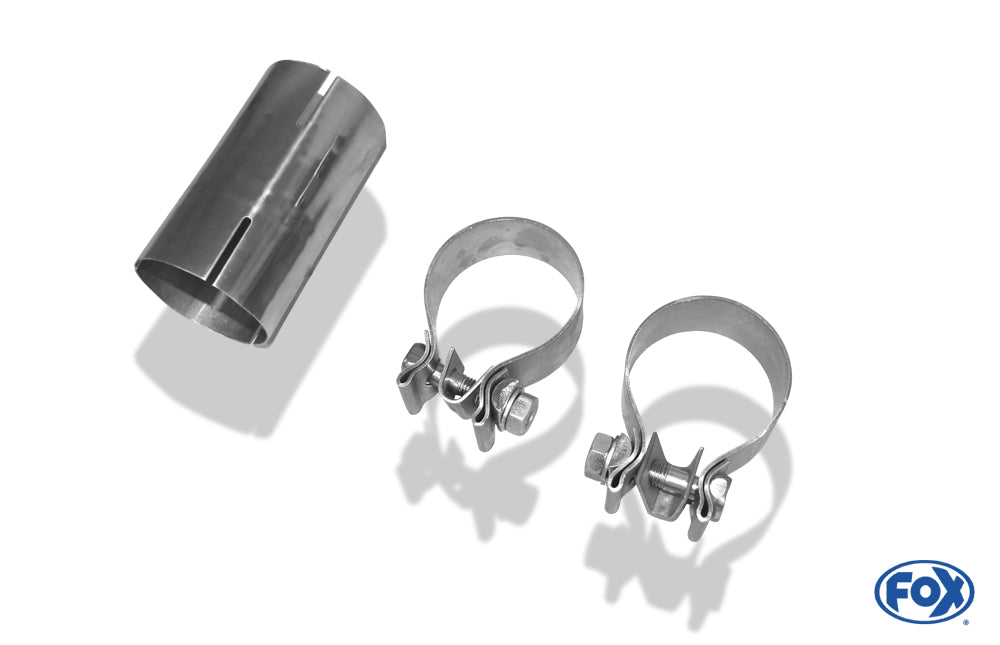 VW Golf V R32 Endschalldämpfer Ausgang mittig - 2x100 Typ 25