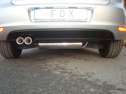VW Golf VI Endschalldämpfer einseitig - 2x80 Typ 13