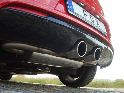 VW Golf VI R 4motion Endschalldämpfer Ausgang mittig - 2x100 Typ 16